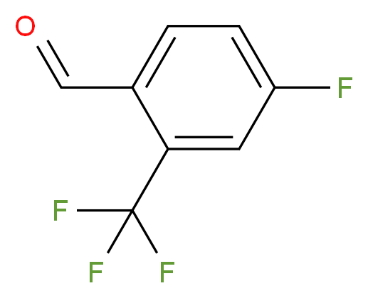 4-氟-2-(三氟甲基)苯甲醛_分子结构_CAS_90176-80-0)