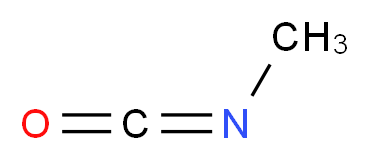 isocyanatomethane_分子结构_CAS_624-83-9