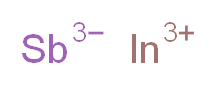 indium(3+) ion stibanetriide_分子结构_CAS_1312-41-0