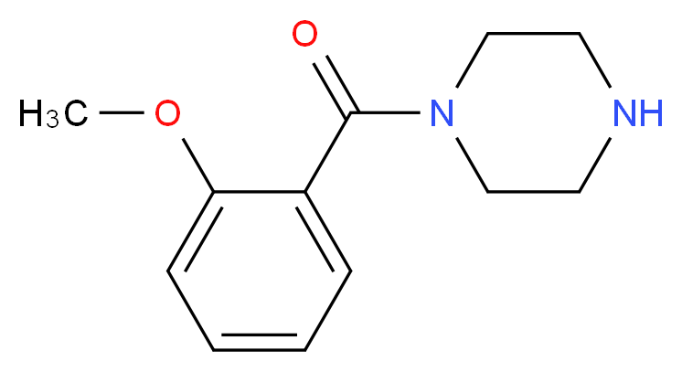 1-(2-Methoxybenzoyl)piperazine_分子结构_CAS_100939-88-6)