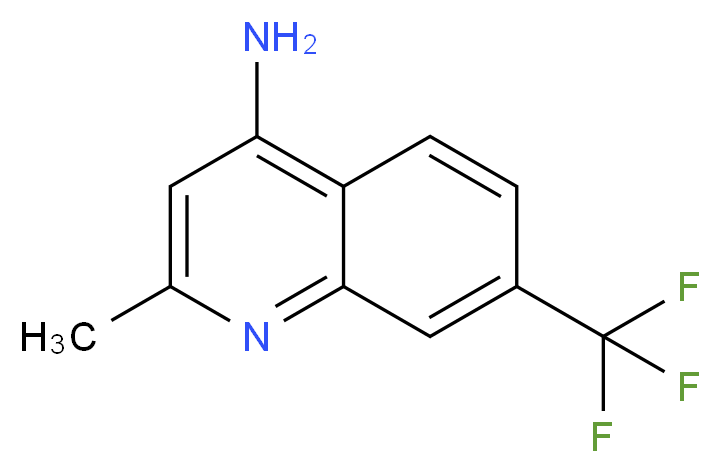 4-Amino-2-methyl-7-(trifluoromethyl)quinoline_分子结构_CAS_917562-00-6)