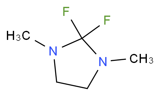 2,2-difluoro-1,3-dimethylimidazolidine_分子结构_CAS_220405-40-3