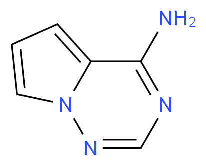 pyrrolo[2,1-f][1,2,4]triazin-4-amine_分子结构_CAS_159326-68-8