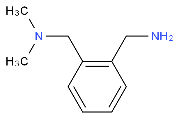 {2-[(dimethylamino)methyl]phenyl}methanamine_分子结构_CAS_53369-77-0
