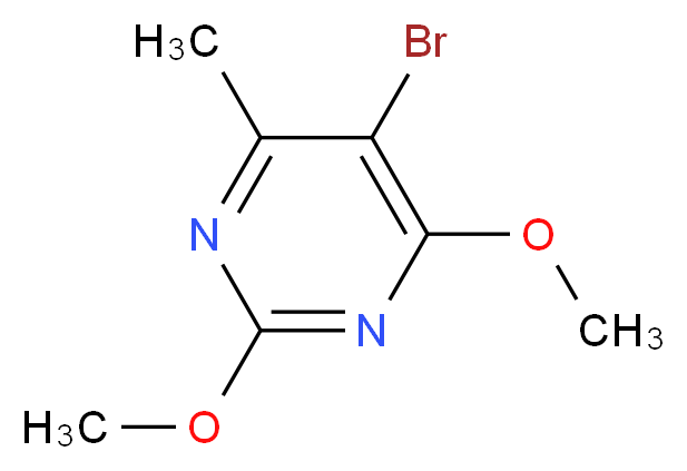 5-BROMO-2,4-DIMETHOXY-6-METHYLPYRIMIDINE_分子结构_CAS_7752-70-7)