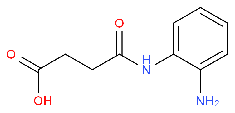 3-[(2-aminophenyl)carbamoyl]propanoic acid_分子结构_CAS_83549-10-4