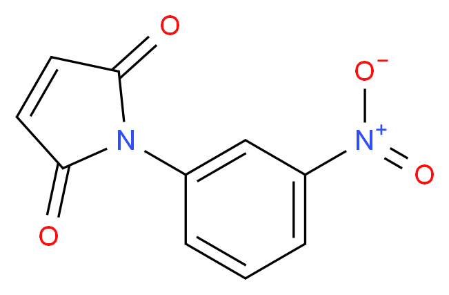 1-(3-Nitrophenyl)-1H-pyrrole-2,5-dione_分子结构_CAS_7300-93-8)