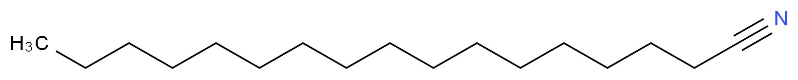 heptadecanenitrile_分子结构_CAS_5399-02-0