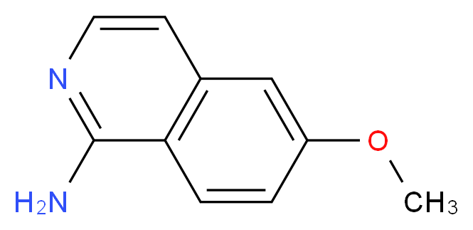 6-Methoxyisoquinolin-1-amine_分子结构_CAS_266690-48-6)