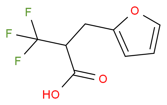 3-(Fur-2-yl)-2-(trifluoromethyl)propanoic acid_分子结构_CAS_241154-04-1)