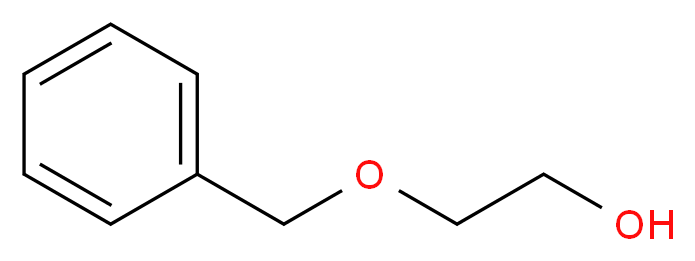 2-苄氧基乙醇_分子结构_CAS_622-08-2)