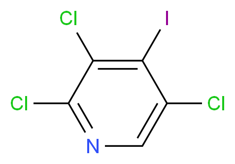 4-Iodo-2,3,5-trichloropyridine_分子结构_CAS_)