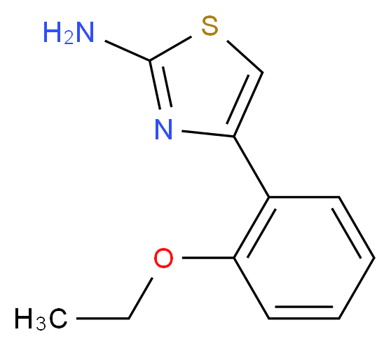 4-(2-ethoxyphenyl)-1,3-thiazol-2-amine_分子结构_CAS_383129-54-2)