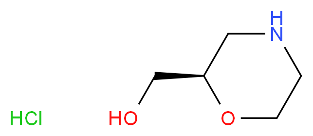 [(2R)-morpholin-2-yl]methanol hydrochloride_分子结构_CAS_156925-22-3