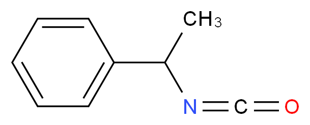 (1-Isocyanatoethyl)benzene_分子结构_CAS_1837-73-6)