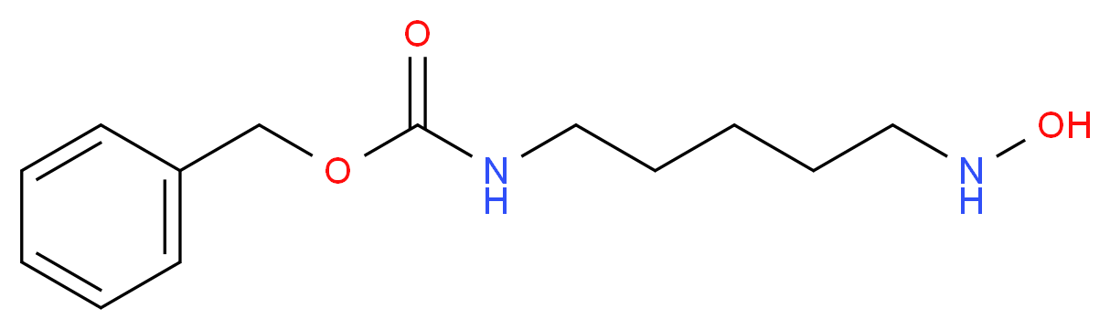 benzyl N-[5-(hydroxyamino)pentyl]carbamate_分子结构_CAS_91905-05-4