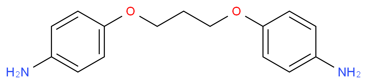 4-[3-(4-aminophenoxy)propoxy]aniline_分子结构_CAS_52980-20-8