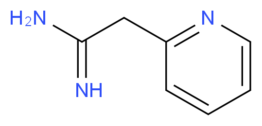 2-(pyridin-2-yl)ethanimidamide_分子结构_CAS_51451-47-9