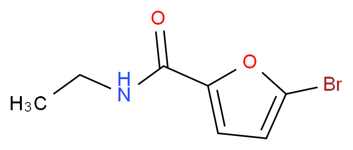 5-Bromo-N-ethyl-2-furamide_分子结构_CAS_)