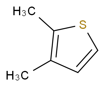 2,3-dimethylthiophene_分子结构_CAS_632-16-6