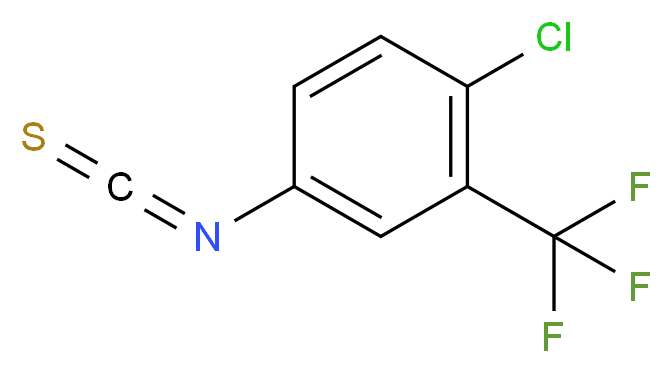 4-氯-3-(三氟甲基)异硫氰酸苯酯_分子结构_CAS_23163-86-2)