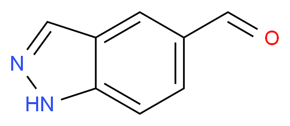 1H-Indazole-5-carboxaldehyde_分子结构_CAS_253801-04-6)