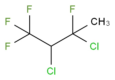 2,3-dichloro-1,1,1,3-tetrafluorobutane_分子结构_CAS_437712-31-7