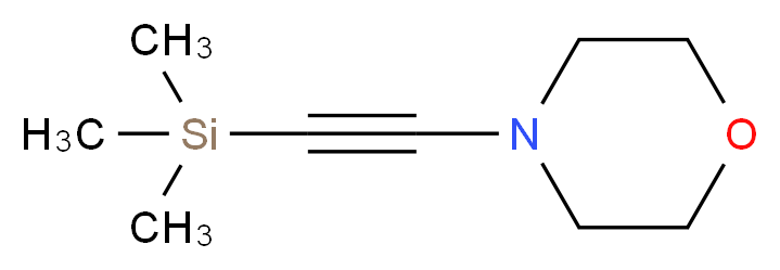 4-[2-(trimethylsilyl)ethynyl]morpholine_分子结构_CAS_)