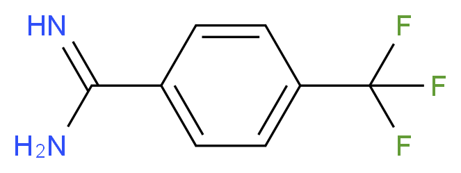 4-(trifluoromethyl)benzene-1-carboximidamide_分子结构_CAS_131472-28-1