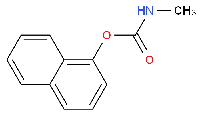 1-萘基-N-甲基氨基甲酸酯_分子结构_CAS_63-25-2)