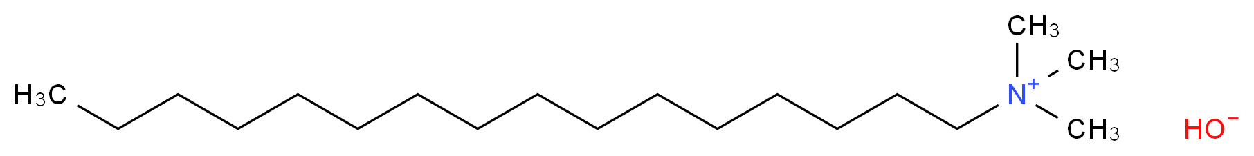 hexadecyltrimethylazanium oxidanide_分子结构_CAS_505-86-2