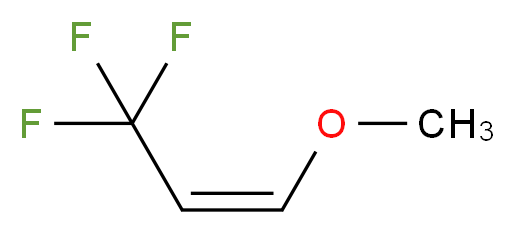 (1Z)-3,3,3-trifluoro-1-methoxyprop-1-ene_分子结构_CAS_26885-67-6