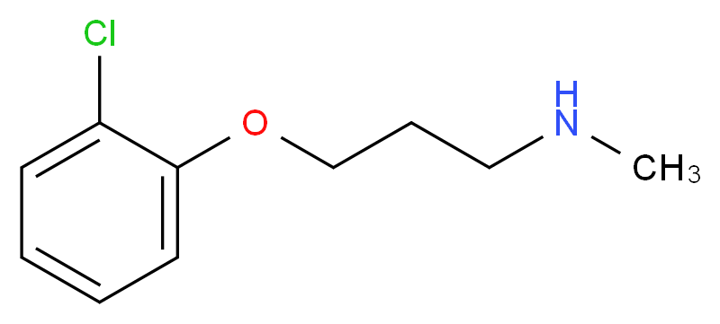 3-(2-chlorophenoxy)-N-methyl-1-propanamine_分子结构_CAS_883547-84-0)