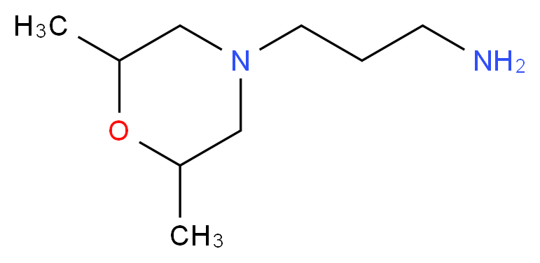 [3-(2,6-Dimethylmorpholin-4-yl)propyl]amine_分子结构_CAS_91551-59-6)