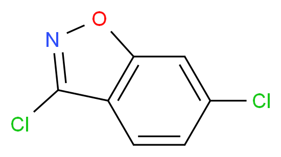 3,6-dichloro-1,2-benzoxazole_分子结构_CAS_16263-54-0