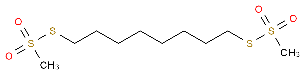 1,8-Octadiyl Bismethanethiosulfonate_分子结构_CAS_4356-71-2)