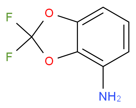 4-氨基-2,2-二氟-1,3-苯并二噁唑_分子结构_CAS_106876-54-4)