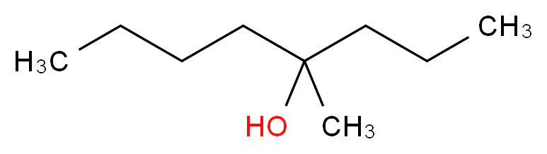 4-methyloctan-4-ol_分子结构_CAS_23418-37-3