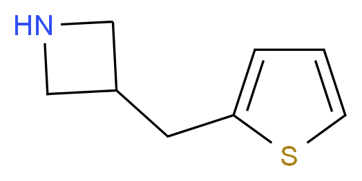 3-(thiophen-2-ylmethyl)azetidine_分子结构_CAS_937614-36-3