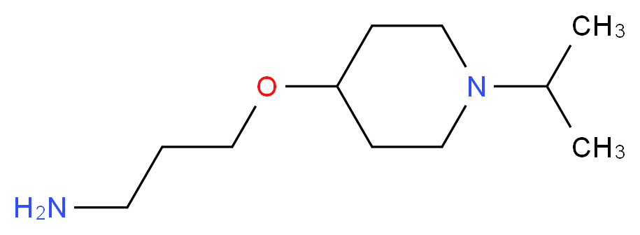 3-[(1-isopropylpiperidin-4-yl)oxy]propan-1-amine_分子结构_CAS_1171385-26-4)