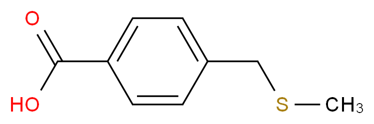 4-[(methylthio)methyl]benzoic acid_分子结构_CAS_67003-48-9)