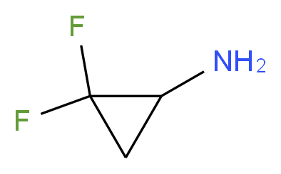 2,2-difluorocyclopropan-1-amine_分子结构_CAS_748729-62-6