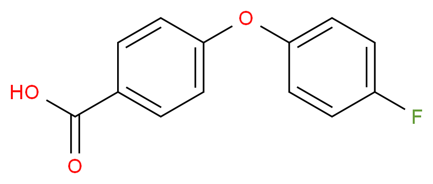 4-(4-氟苯氧基)苯甲酸_分子结构_CAS_129623-61-6)