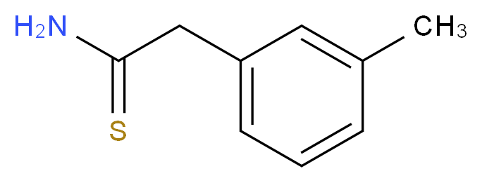 2-(3-methylphenyl)ethanethioamide_分子结构_CAS_6487-91-8)