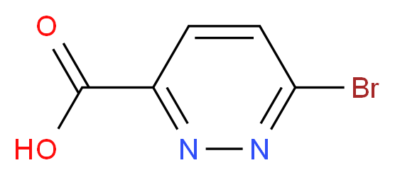 6-bromopyridazine-3-carboxylic acid_分子结构_CAS_65202-51-9