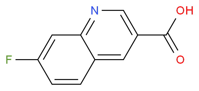 7-Fluoroquinoline-3-carboxylic acid_分子结构_CAS_734524-15-3)
