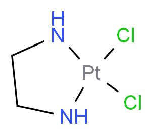 2,2-dichloro-1,3-diaza-2-platinacyclopentane_分子结构_CAS_14096-51-6