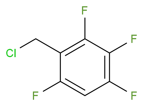 2-(chloromethyl)-1,3,4,5-tetrafluorobenzene_分子结构_CAS_292621-61-5