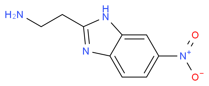 2-(6-NITRO-1H-BENZIMIDAZOL-2-YL)ETHANAMINE_分子结构_CAS_4507-69-1)