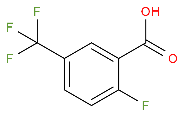 2-氟-5-三氟甲基苯甲酸_分子结构_CAS_115029-23-7)